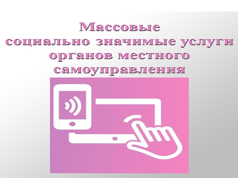 Массовые социально значимые услуги органов местного самоуправления округа доступны на ЕПГУ.